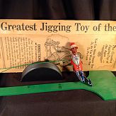 Dapper Dan The Tap Dancing Man Black Americana Antique Jigging Toy
