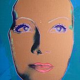 Rupert Jasen Smith Greta Garbo Screen Print Original